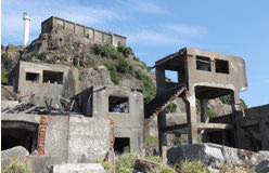 端島炭坑跡入坑桟橋保存整備工事