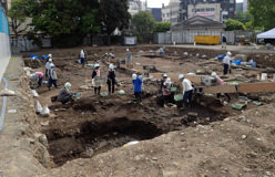 魚の町遺跡(公会堂前公園)埋蔵文化財発掘調査